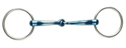 Blue Steel Jointed Loose Ring Snaffle Bit