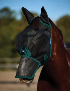 ComFiTec Durable Mesh Fly Mask With Ears & Nose