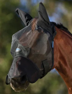 ComFiTec Insect Guard Fly Mask With Ears & Nose