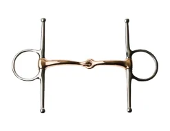 Copper Mouth Full Cheek Snaffle Bit