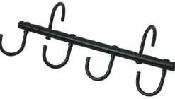4 Hook Metal Tack Rack