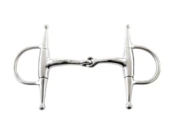 Jointed Full Cheek Eggbutt Snaffle Bit