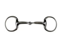 JP Korsteel Stainless Steel Heavyweight 19mm Solid Eggbutt Snaffle Bit