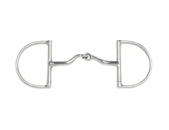 Jp Korsteel Stainless Steel Jointed Port Hunter Dee Ring Snaffle Bit
