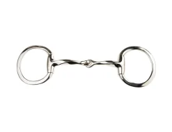 JP Korsteel Stainless Steel Slow Twist Eggbutt Snaffle Bit