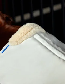 Memory Foam Comfort Fleece Edged Half Pad