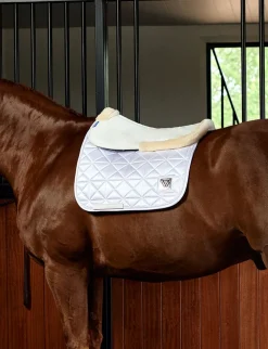 Memory Foam Comfort Fleece Edged Half Pad