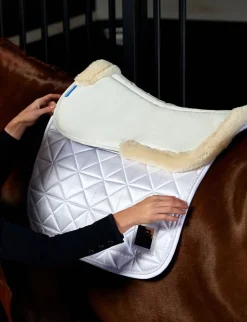 Memory Foam Comfort Fleece Edged Half Pad