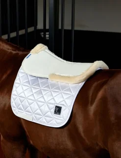 Memory Foam Comfort Fleece Edged Half Pad