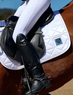 Satin Luxe Air-Tec Euro Jump Shaped Saddle Pad