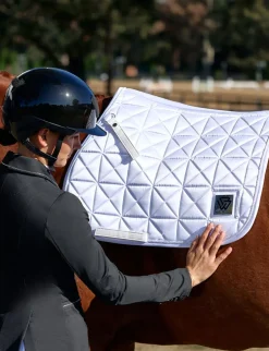 Satin Luxe Air-Tec Euro Jump Shaped Saddle Pad