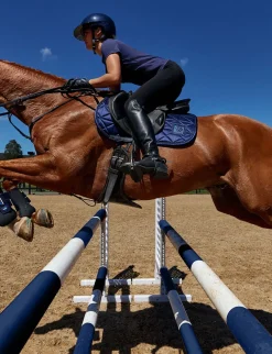 Satin Luxe Air-Tec Euro Jump Shaped Saddle Pad