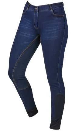Shona Full Suede Seat Denim Breeches