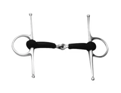 Soft Rubber Jointed Full Cheek Snaffle Bit