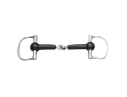 Soft Rubber Mouth Jointed Dee Ring Snaffle Bit