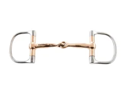 Stainless Steel Copper Mouth Dee Ring Snaffle Bit