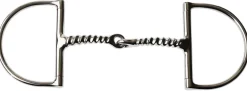 Stainless Steel Corkscrew Mouth Dee Snaffle Bit
