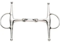 Stainless Steel Dr Bristol Full Cheek Snaffle Bit
