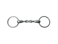 Stainless Steel French Link Loose Ring Snaffle Bit