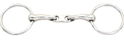 Stainless Steel French Link Loose Ring Snaffle Bit