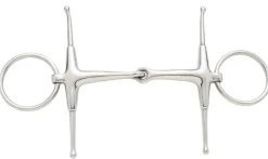Stainless Steel Jointed Fulmer Snaffle Bit