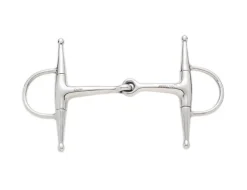 Stainless Steel Jointed Short Full Cheek Snaffle Bit
