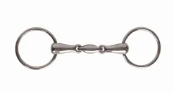 Stainless Steel Oval Link Loose Ring Snaffle Bit