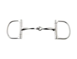 Stainless Steel Slow Twist Dee Ring Snaffle Bit