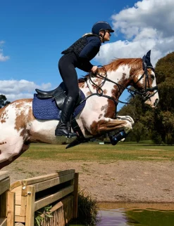 Suede Elite Air-Tec Jump Shaped Saddle Pad